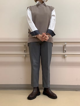 BRICK HOUSE by Tokyo Shirts 札幌苗穂イオンモール店さん（レディース・157cm）の冬コーディネート