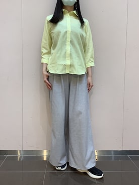 「東京シャツ」｜BRICK HOUSE by Tokyo Shirts 札幌苗穂イオンモール店さん（レディース・159cm）の春コーディネート