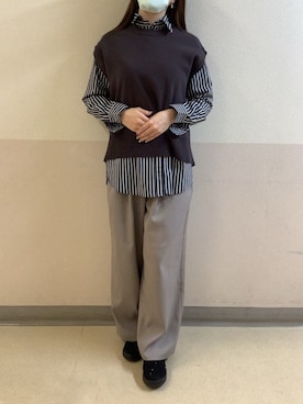BRICK HOUSE by Tokyo Shirts 札幌苗穂イオンモール店さん（レディース・159cm）の秋コーディネート