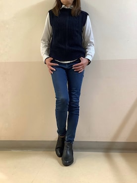 BRICK HOUSE by Tokyo Shirts 札幌苗穂イオンモール店さん(レディース・160cm)の冬コーディネート