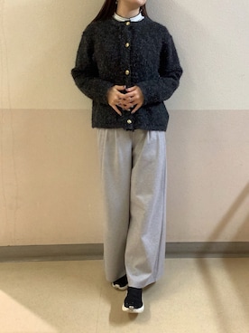 BRICK HOUSE by Tokyo Shirts 札幌苗穂イオンモール店さん（レディース・159cm）の冬コーディネート