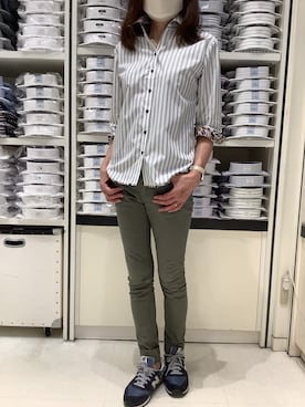 BRICK HOUSE by Tokyo Shirts 札幌苗穂イオンモール店さん（レディース・160cm）の秋コーディネート
