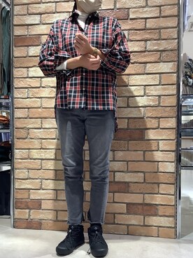 BRICK HOUSE シャツ工房 札幌駅エスタ店さん（レディース・160cm）の冬コーディネート