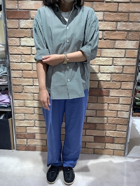 BRICK HOUSE シャツ工房 札幌駅エスタ店さん（レディース・162cm）の夏コーディネート