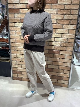 BRICK HOUSE シャツ工房 札幌駅エスタ店さん（レディース・159cm）の冬コーディネート