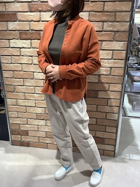 BRICK HOUSE シャツ工房 札幌駅エスタ店さん（レディース・159cm）の冬コーディネート