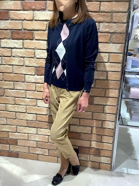 「BRICK HOUSE by TOKYO SHIRT」｜「アイテム（アンサンブル）」を使った、BRICK HOUSE シャツ工房 札幌駅エスタ店さん（レディース・160cm）の冬コーディネート