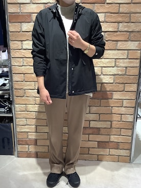 「BRICK HOUSE by TOKYO SHIRT」｜「アイテム（マウンテンパーカー）」を使った、BRICK HOUSE シャツ工房 札幌駅エスタ店さん（レディース・162cm）の冬コーディネート