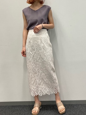 森岡沙耶加さん（レディース・158cm）の春コーディネート