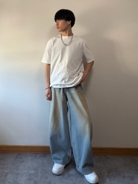 「B.R.U（ブル）のアイテム」を使った、ゆとさん（メンズ・160cm）の春コーディネート