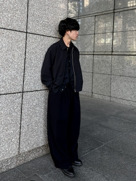 「GU（ジーユー）のアイテム（ジャケット/アウター）」を使った、ゆとさん（メンズ・160cm）の春コーディネート