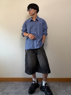 「UNIQLO（ユニクロ）のアイテム（サングラス、その他）」を使った、ゆとさん（メンズ・160cm）の春コーディネート
