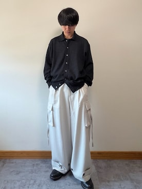 「CLEL（クレイル）のアイテム（パンツ）」を使った、ゆとさん（メンズ・160cm）の春コーディネート