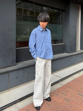 「CLEL（クレイル）のアイテム（パンツ）」を使った、ゆとさん（メンズ・160cm）の秋コーディネート