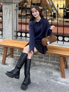 「スカートコーデ」｜natsukiさん（レディース・154cm）の秋コーディネート