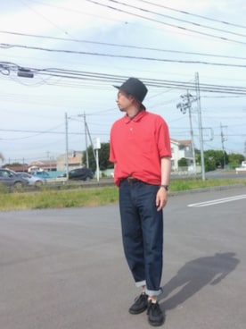 「Levi's（リーバイス）のアイテム」を使った、ひこたさん（メンズ・179cm）の夏コーディネート