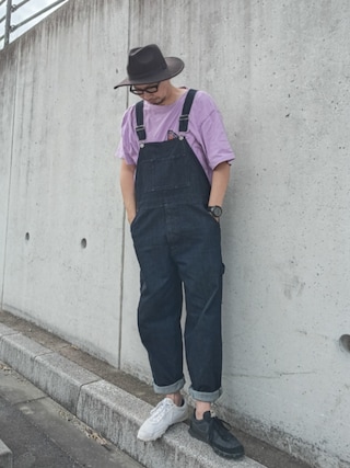 「UNIQLO(ユニクロ)のキース・ヘリング T 4XL(Tシャツ/カットソー)」を使った、ひこたさん(メンズ・179cm)の秋コーディネート