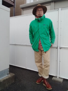 「Levi's RED（リーバイスレッド）のアイテム」を使った、ひこたさん（メンズ・179cm）の秋コーディネート