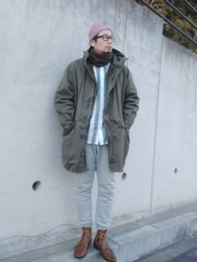 「EFFECTOR（エフェクター）のアイテム」を使った、ひこたさん（メンズ・179cm）の冬コーディネート