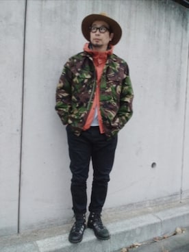 ひこたさん（メンズ・179cm）の冬コーディネート