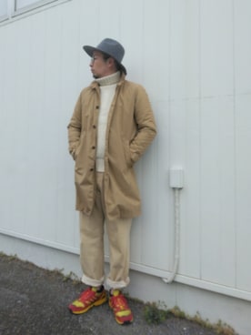 「GU（ジーユー）のアイテム」を使った、ひこたさん（メンズ・179cm）の春コーディネート