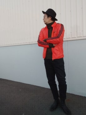 「アイテム（ニット/セーター）」を使った、ひこたさん（メンズ・179cm・40代）の秋コーディネート