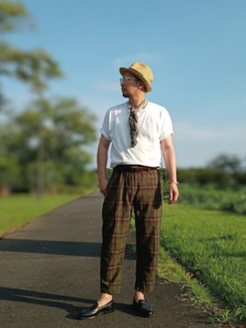 ひこたさん(メンズ・179cm)の夏コーディネート