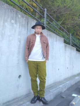 「アイテム（その他アウター）」を使った、ひこたさん（メンズ・179cm）の春コーディネート