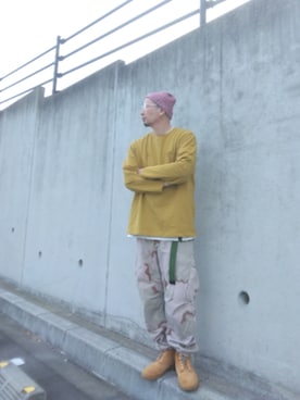 「レザー」｜ひこたさん（メンズ・179cm）の春コーディネート