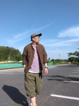 「GU（ジーユー）のアイテム」を使った、ひこたさん（メンズ・179cm）の春コーディネート