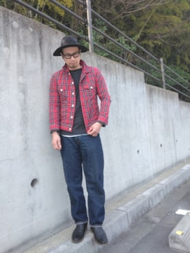 「SAINT JAMES（セントジェームス）のアイテム」を使った、ひこたさん（メンズ・179cm）の春コーディネート