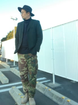 「Levi's（リーバイス）のアイテム（パンツ）」を使った、ひこたさん（メンズ・179cm）の春コーディネート