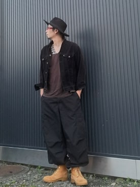 「Levi's（リーバイス）のアイテム」を使った、ひこたさん（メンズ・179cm）の秋コーディネート