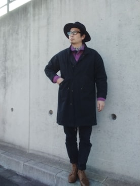 「EFFECTOR（エフェクター）のアイテム」を使った、ひこたさん（メンズ・179cm）の冬コーディネート