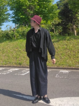 「GU（ジーユー）のアイテム」を使った、ひこたさん（メンズ・179cm）の春コーディネート