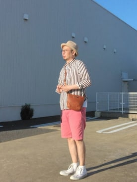 「H&M（エイチ・アンド・エム）のアイテム」を使った、ひこたさん（メンズ・179cm）の春コーディネート