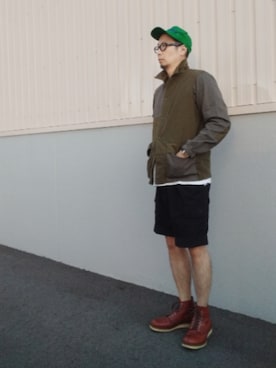 「アイテム（パンツ）」を使った、ひこたさん（メンズ・179cm）の秋コーディネート