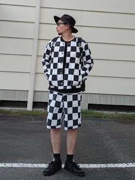 「アイテム（バックパック/リュック）」を使った、ひこたさん（メンズ・179cm）の秋コーディネート