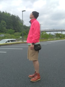 PRADAのボディバッグ/ウエストポーチ（グリーン系）を使ったメンズ人気