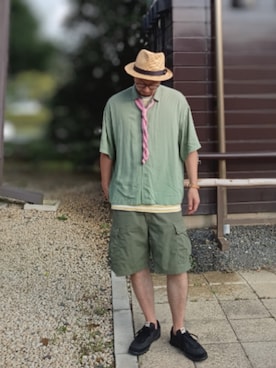 ひこたさん（メンズ・179cm）の夏コーディネート