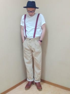 「アイテム（デジタル腕時計）」を使った、ひこたさん（メンズ・179cm）の秋コーディネート