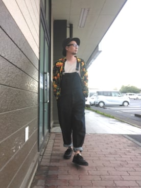 「H&M（エイチ・アンド・エム）のアイテム」を使った、ひこたさん（メンズ・179cm）の夏コーディネート