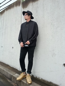 「Levi's（リーバイス）のアイテム」を使った、ひこたさん（メンズ・179cm）の秋コーディネート