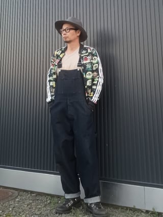 「COMME des GARCONS HOMME(コム デ ギャルソン・オム)のガーゼシャツ 田中オム期(Tシャツ/カットソー)」を使った、ひこたさん(メンズ・179cm)の秋コーディネート