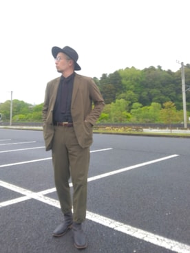 「アイテム（ネクタイ）」を使った、ひこたさん（メンズ・179cm）の春コーディネート