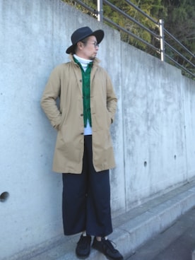 「BLACK COMME des GARCONS（ブラックコムデギャルソン）のアイテム」を使った、ひこたさん（メンズ・179cm）の春コーディネート