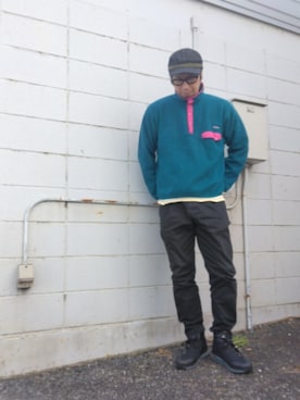 「アイテム（チノパンツ）」を使った、ひこたさん（メンズ・179cm）の秋コーディネート