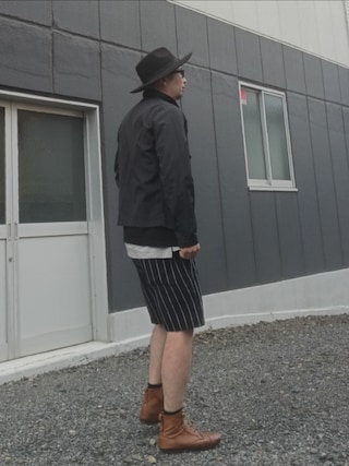 「MIHARAYASUHIRO（ミハラヤスヒロ）のアイテム（ブーツ）」を使った、ひこたさん（メンズ・179cm）の秋コーディネート