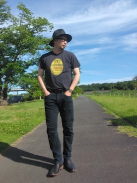 「EFFECTOR（エフェクター）のアイテム」を使った、ひこたさん（メンズ・179cm）の夏コーディネート