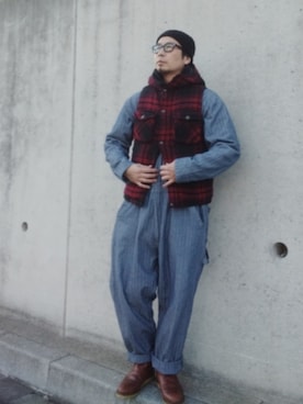 「EFFECTOR（エフェクター）のアイテム」を使った、ひこたさん（メンズ・179cm）の冬コーディネート